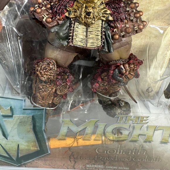 NIB THE MIGHTY TOYS The Mighty Goliath figure from David and Goliath htf RARE - Picture 4 of 12